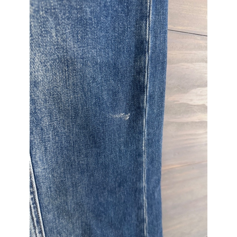 FRAME The Pintuck‎ Flared StraightLeg Mid Rise Stretch-Denim Blend Jeans 25 - Picture 12 of 13